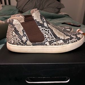 Snake Skin Slide on Shoes